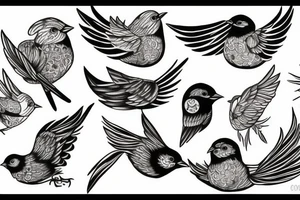 Bird tattoo idea
