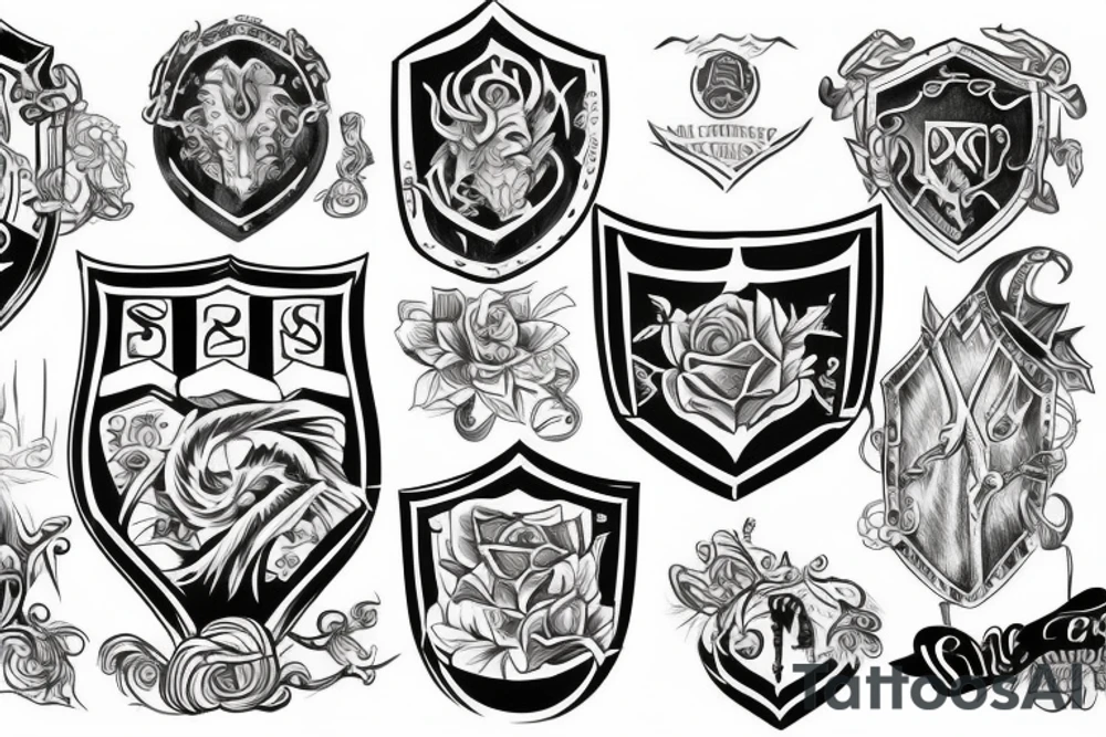 Shield tattoo idea