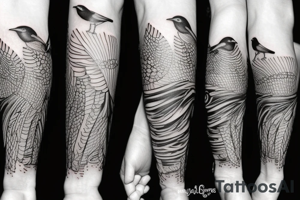 Bird tattoo idea