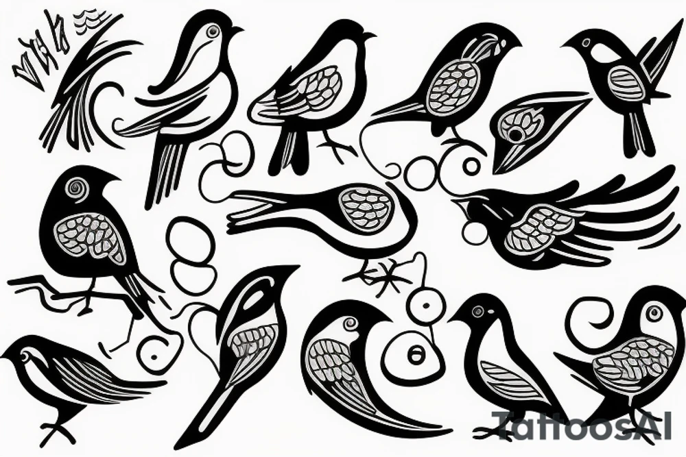 Bird tattoo idea