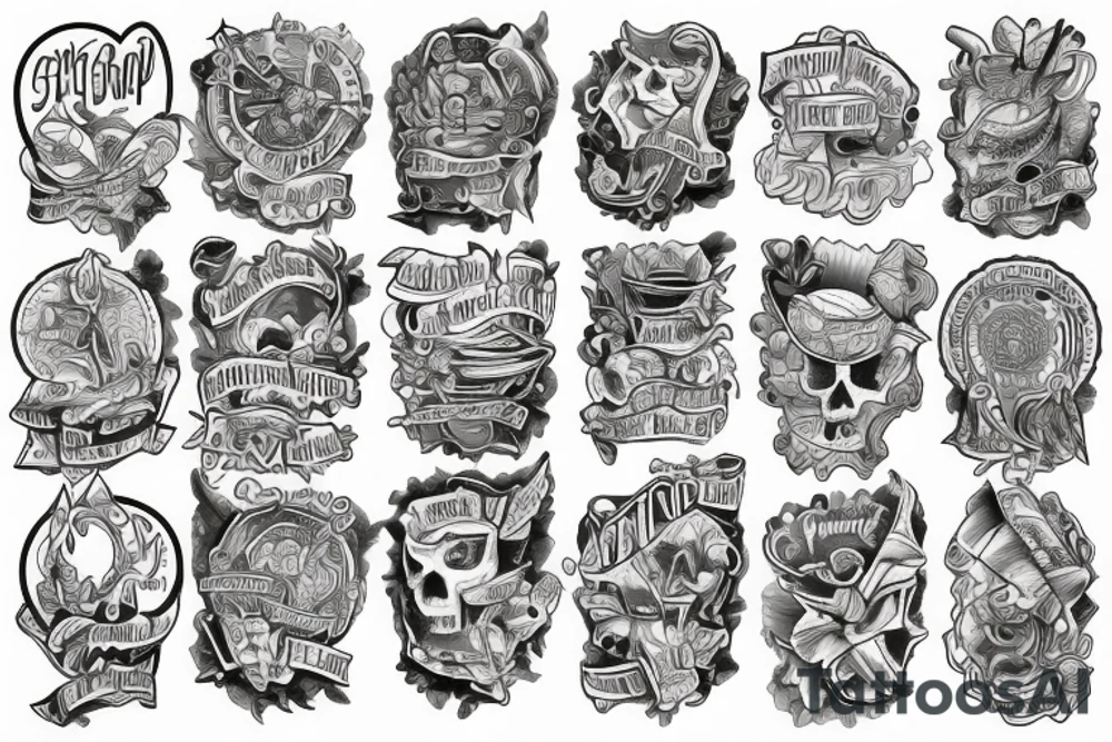 world'map tattoo idea