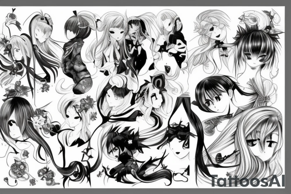 Anime tattoo idea