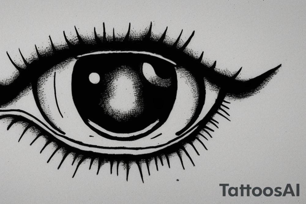 Void eye tattoo idea