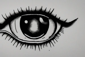 Void eye tattoo idea