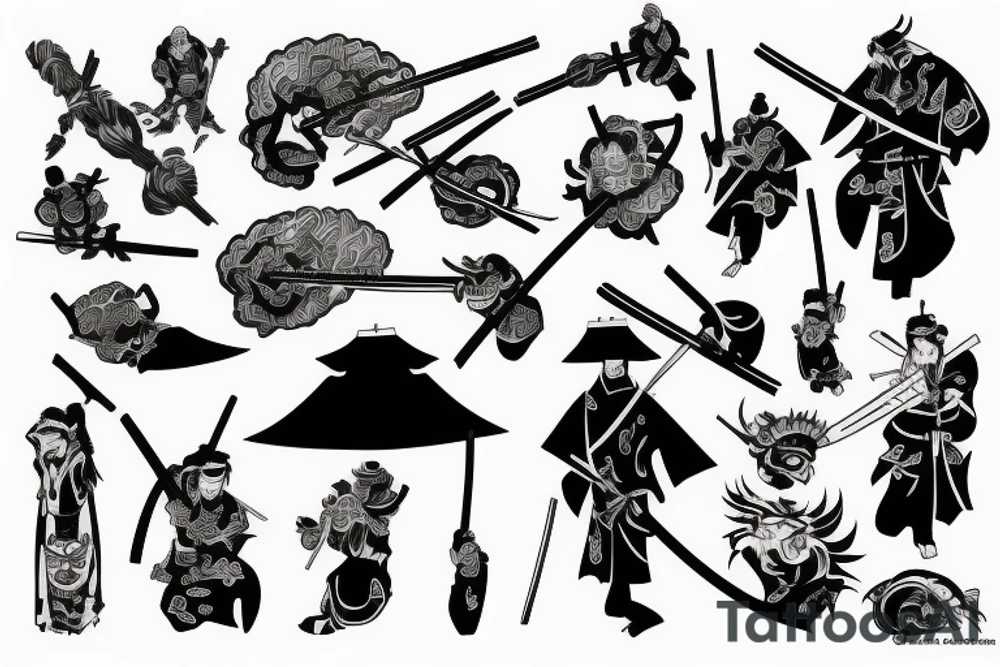 samurai tattoo idea