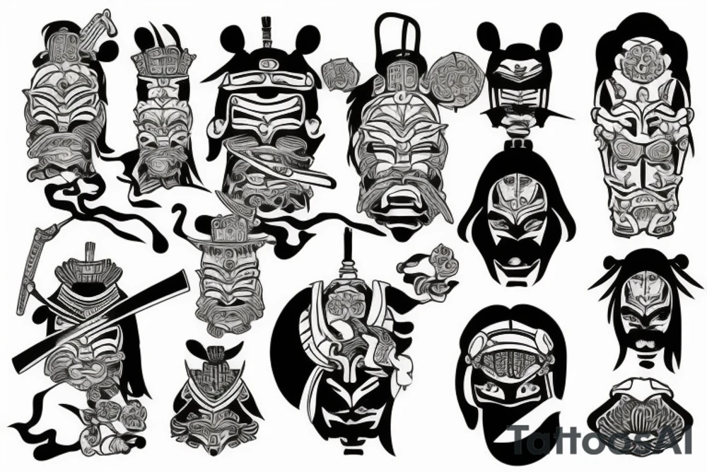 samurai tattoo idea
