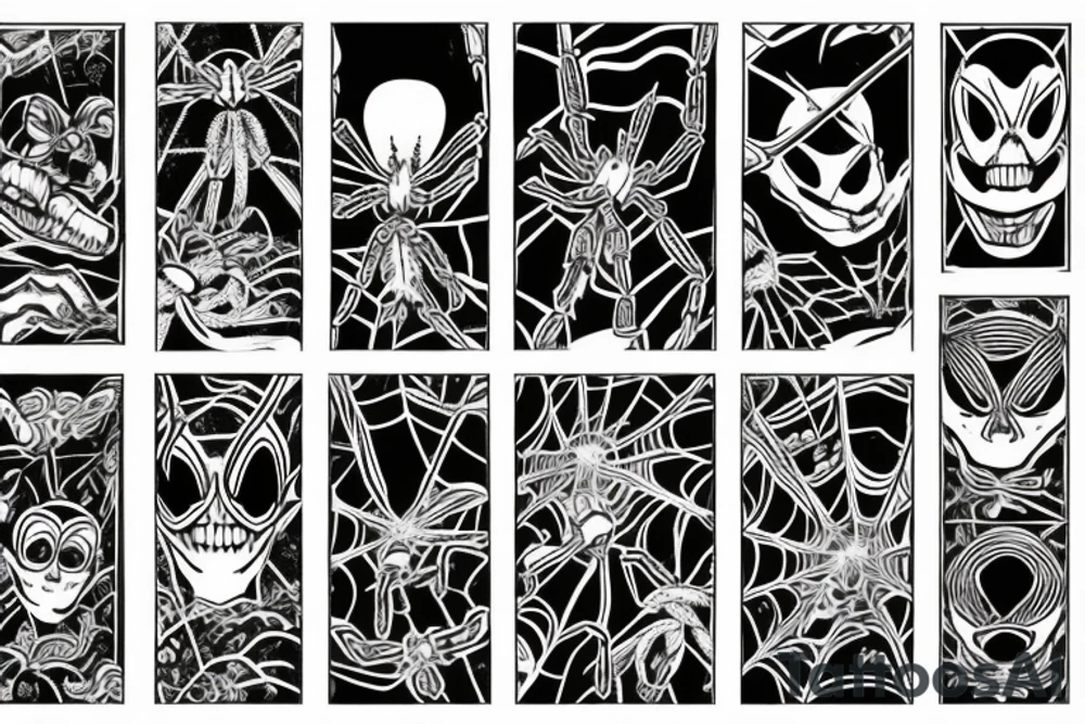 Redan spider number 4 tattoo idea