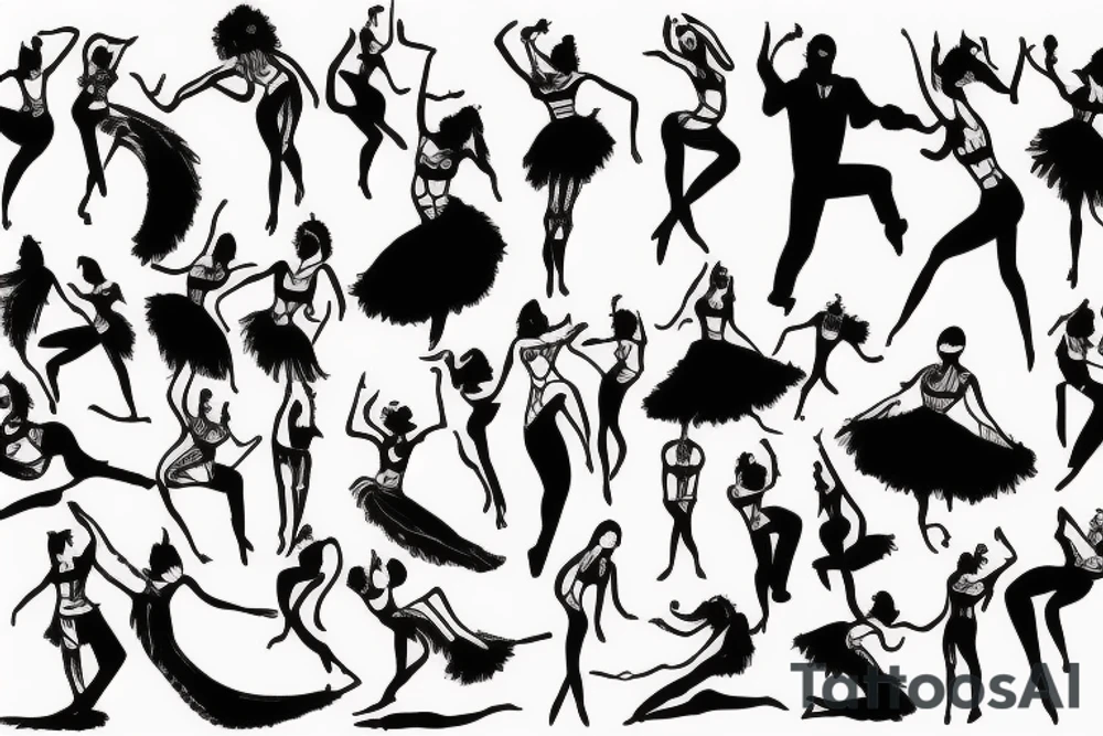 A dancer tattoo idea