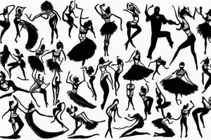 A dancer tattoo idea
