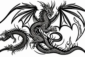 Full back dragon tattoo tattoo idea