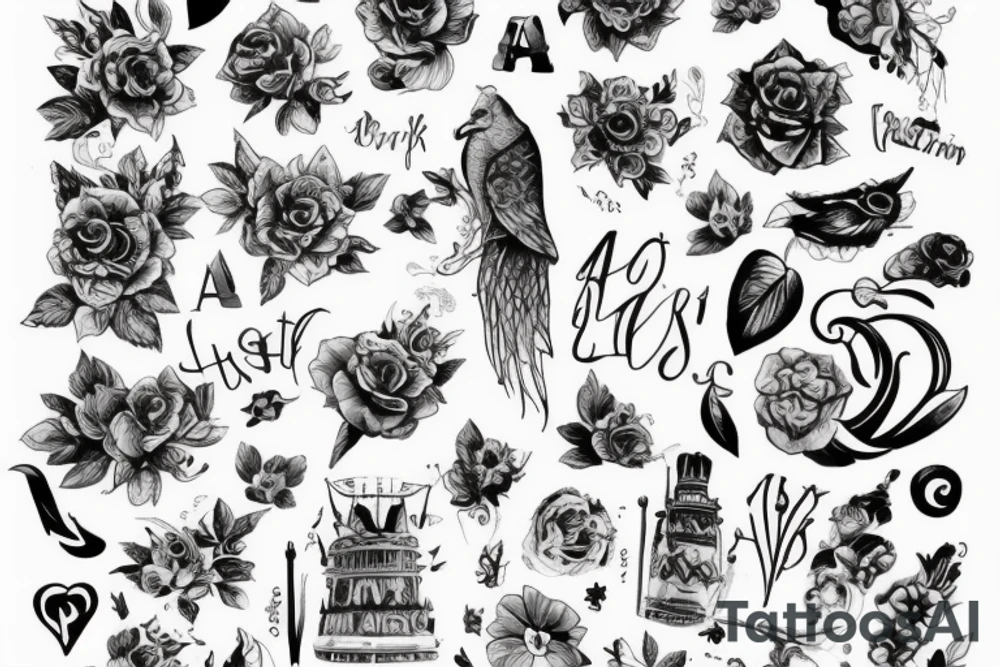 красивая античная фреска для правой руки tattoo idea
