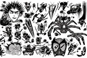Redan spider number 4 tattoo idea