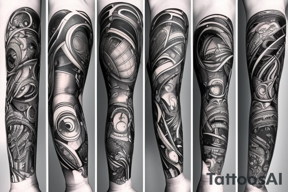 arm not leg tattoo idea