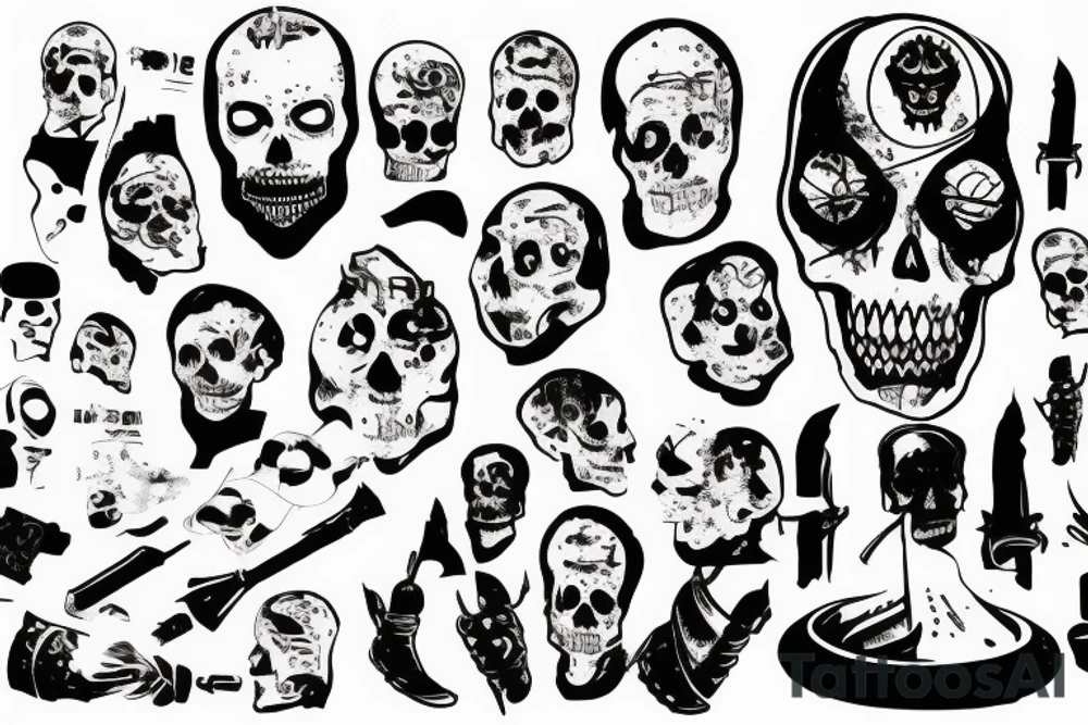 Osovets fortress, attack of the dead, Russian soldier with a bloody bandage on his face tattoo idea