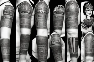 Egypt tattoo idea