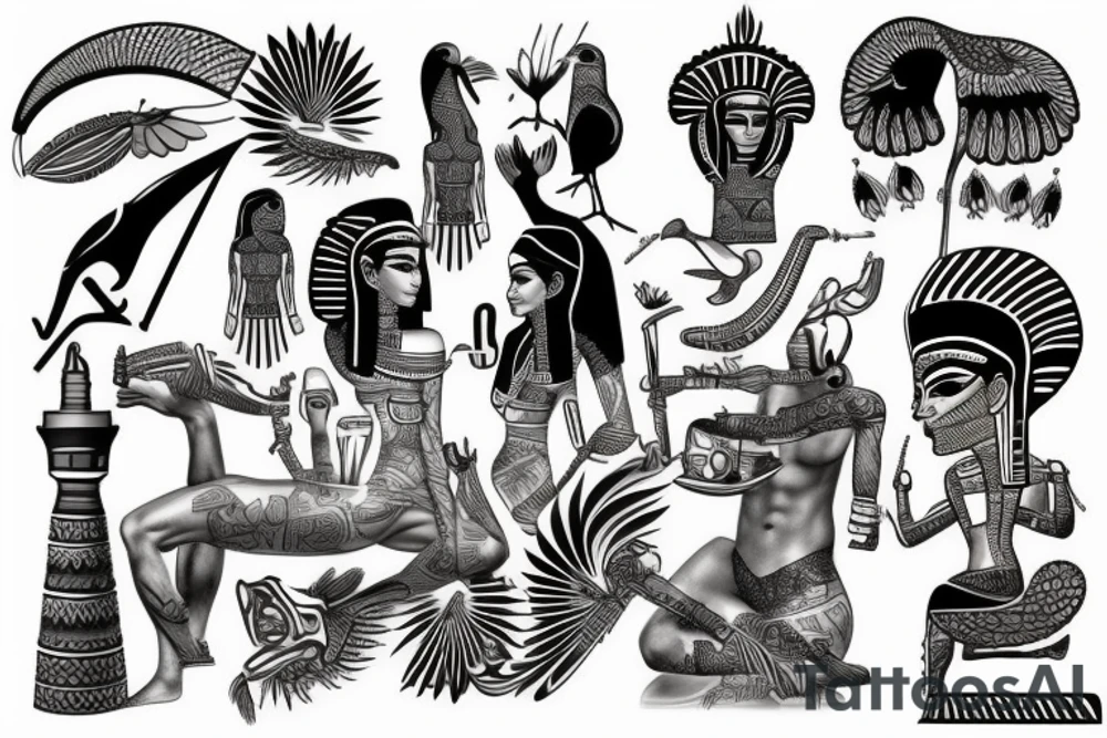 Egypt tattoo idea