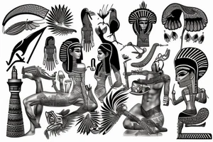 Egypt tattoo idea