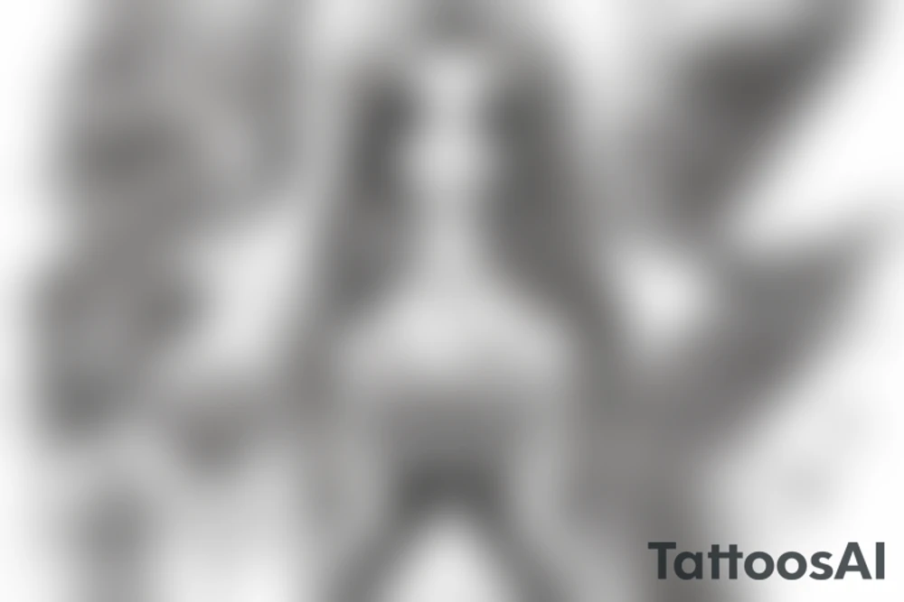 angel seraphim tattoo idea