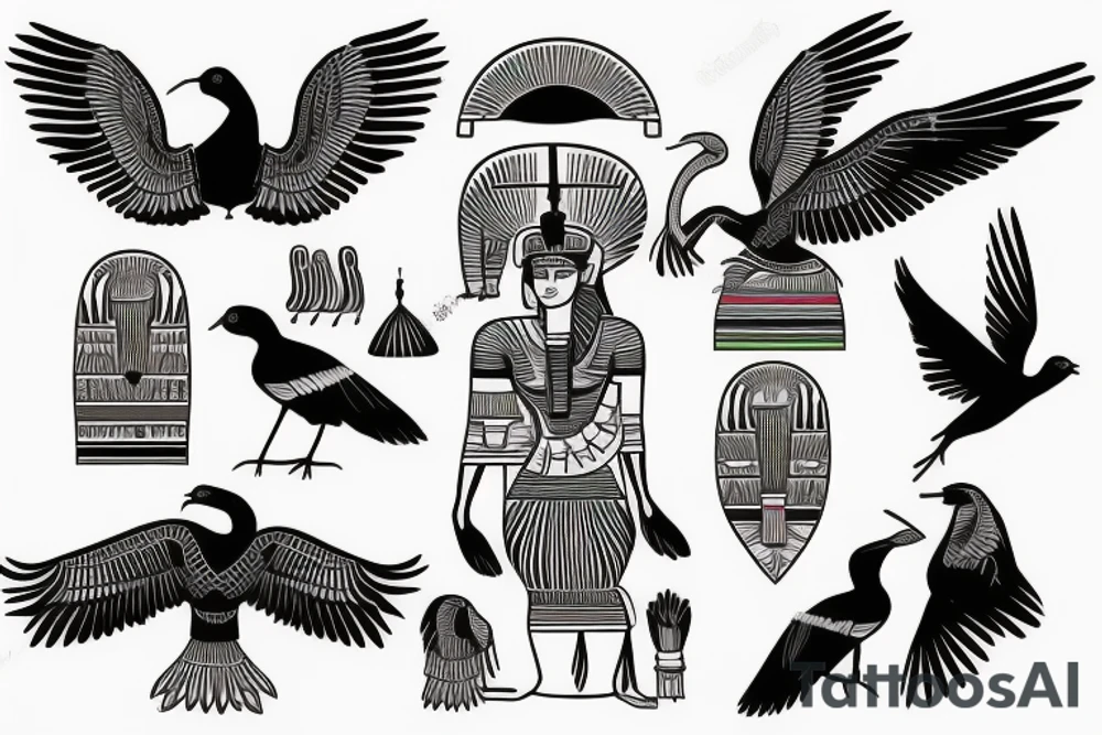 Egypt back
Bird tattoo idea