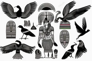 Egypt back
Bird tattoo idea