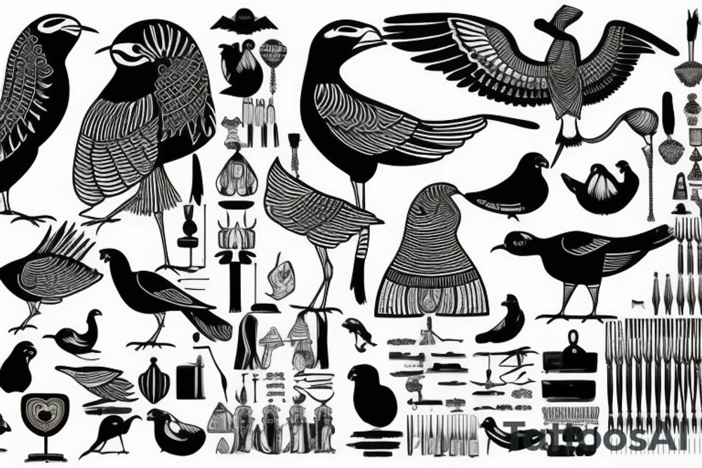Egypt back
Bird tattoo idea