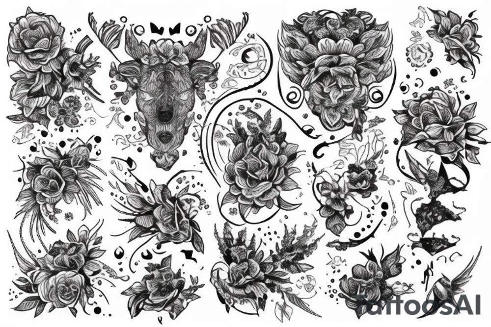 итальянская фреска tattoo idea