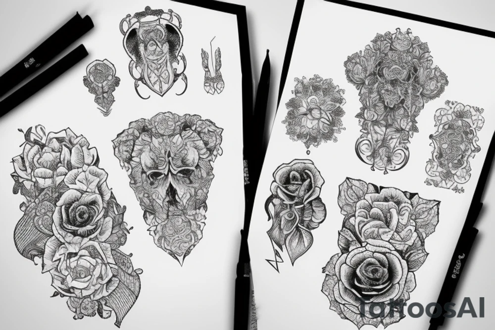 итальянская фреска tattoo idea