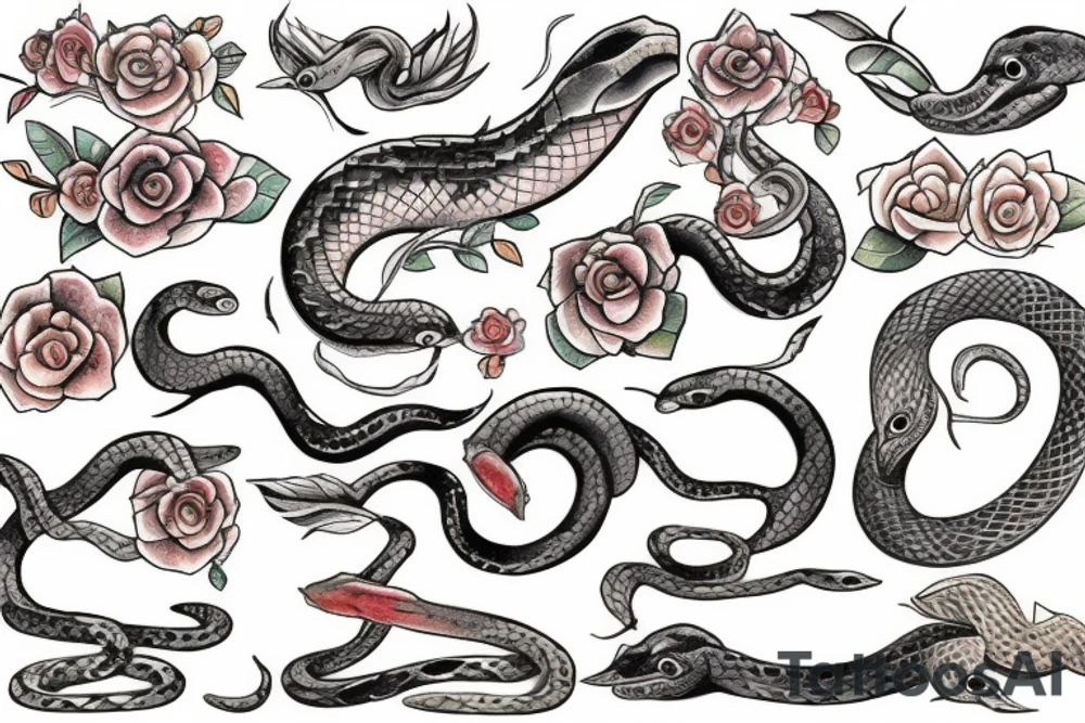Snake tattoo idea