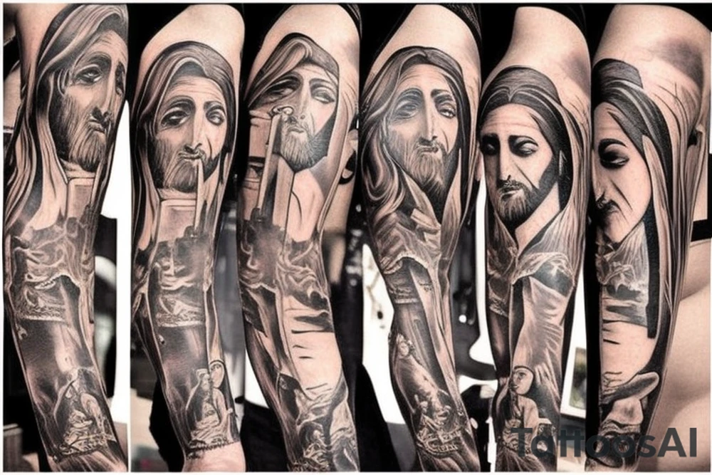 Jesus tattoo idea