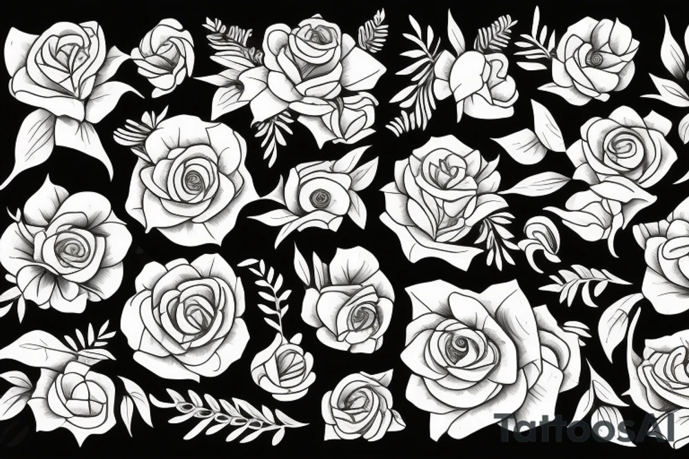 Ram with flowers tattoo idea