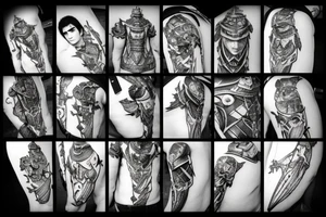 Guts in berserk armour tattoo idea
