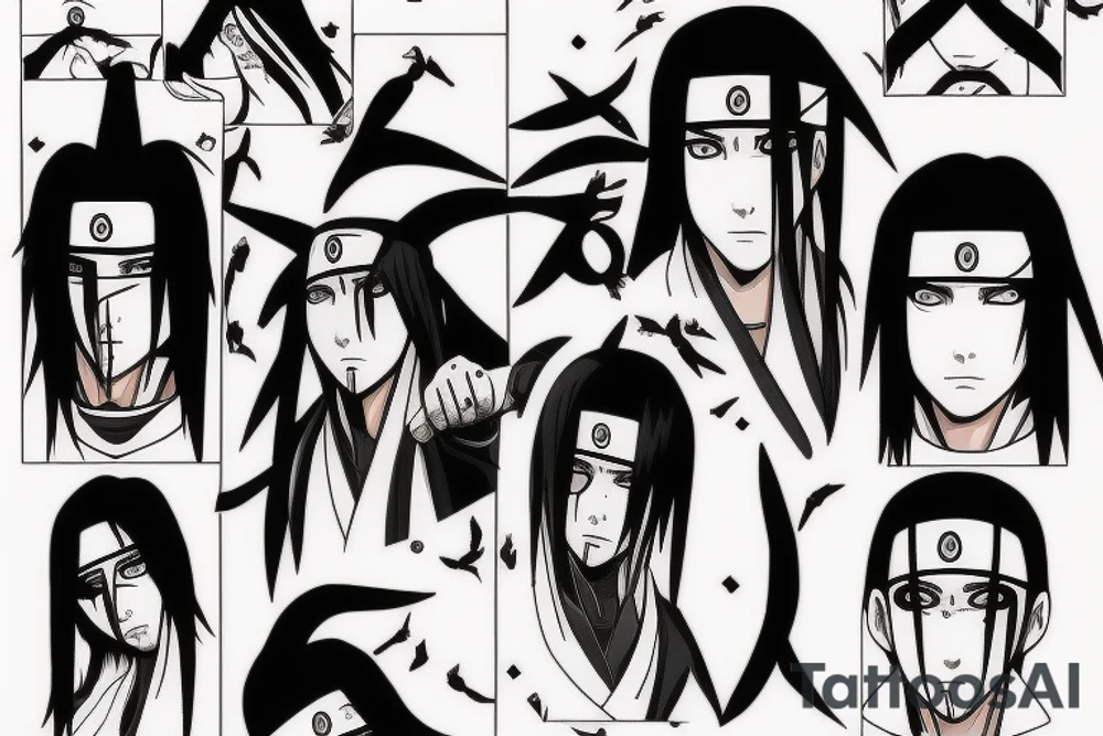 uchiha itachi tattoo idea