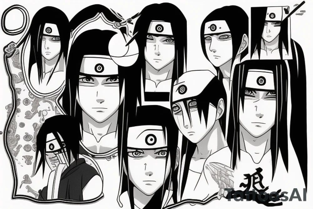 uchiha itachi tattoo idea