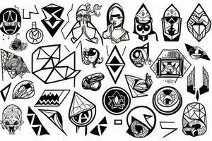light tattoo idea