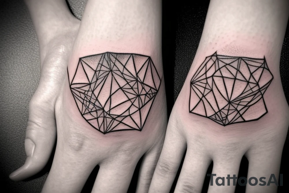 light on the hand tattoo idea