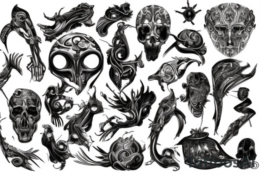Пират tattoo idea