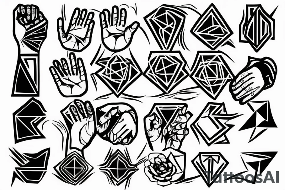 light on the hand tattoo idea