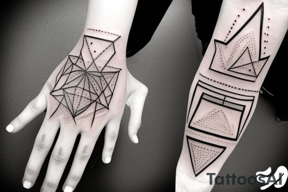 light on the hand tattoo idea
