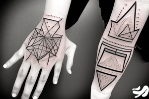 light on the hand tattoo idea