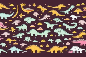 Dinosaur wears sweater tattoo idea