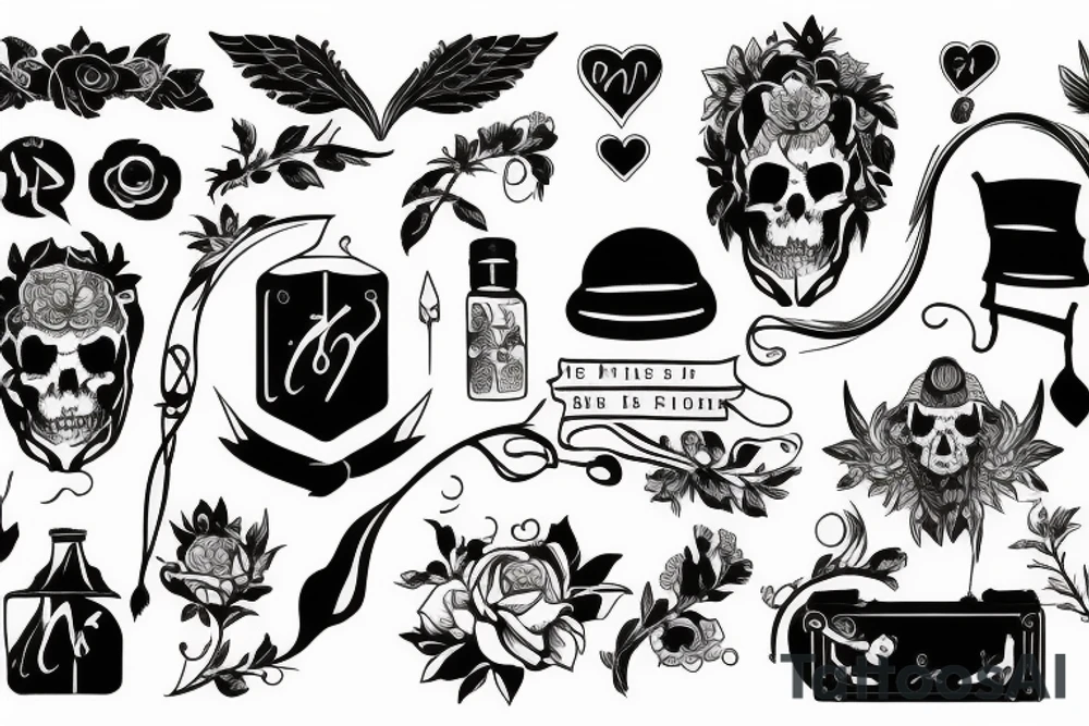 Пират tattoo idea