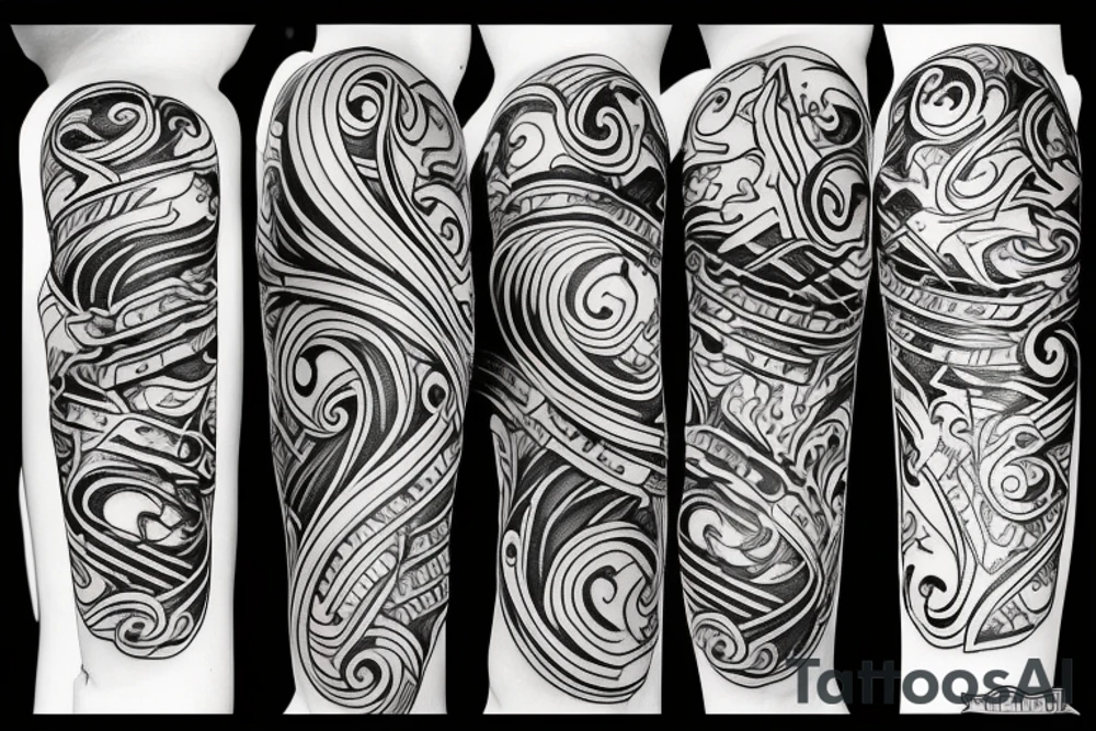 Guitar, fire tattoo idea