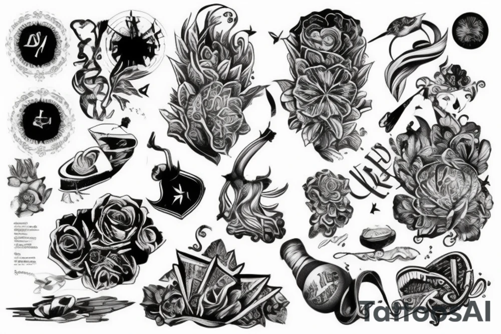 Лампа накаливания с языками пламени tattoo idea