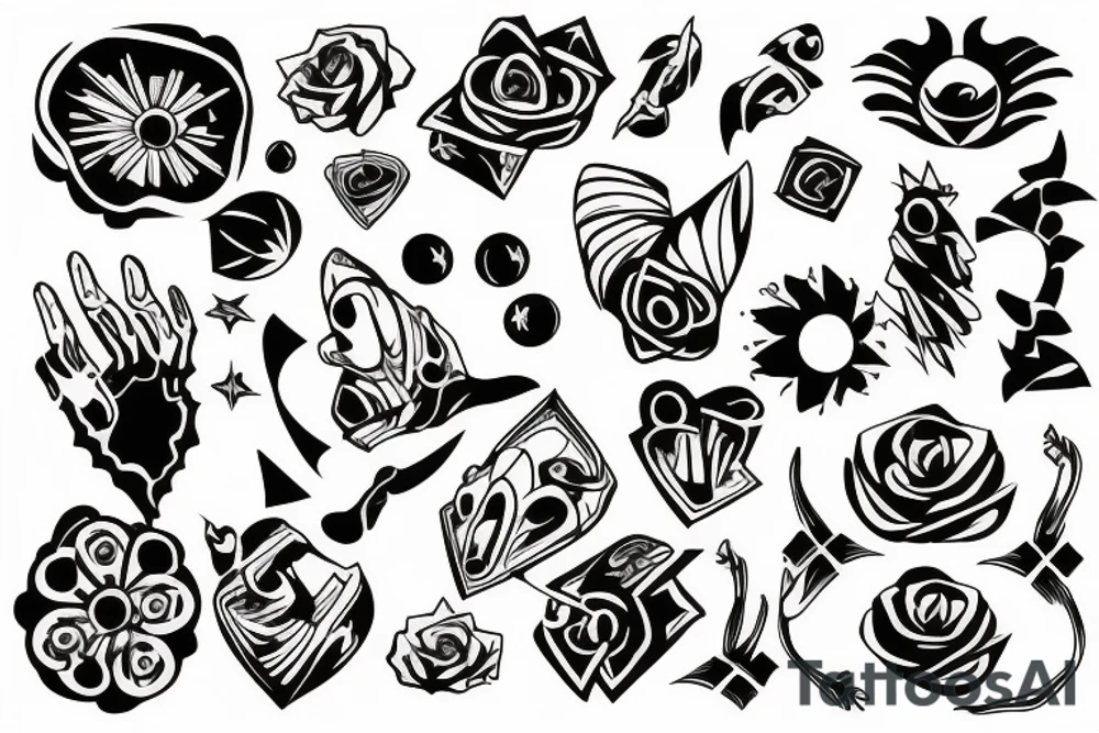 Пират tattoo idea