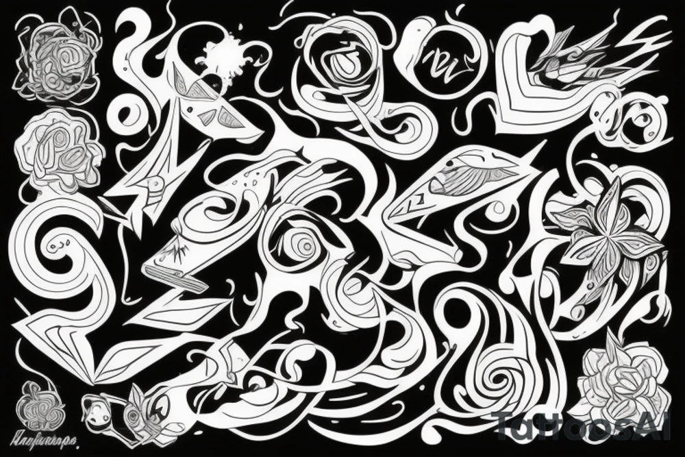 Пират tattoo idea
