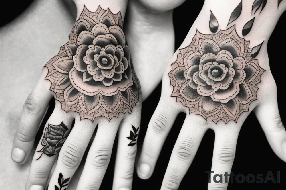 on the hand tattoo idea