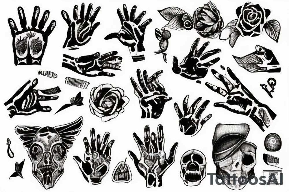on the hand tattoo idea