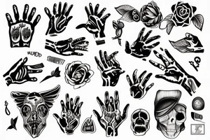 on the hand tattoo idea