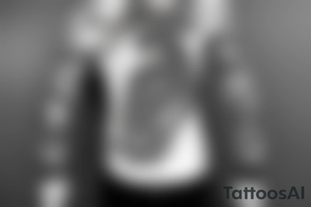 Fireburn dragon long sleeve tattoo idea