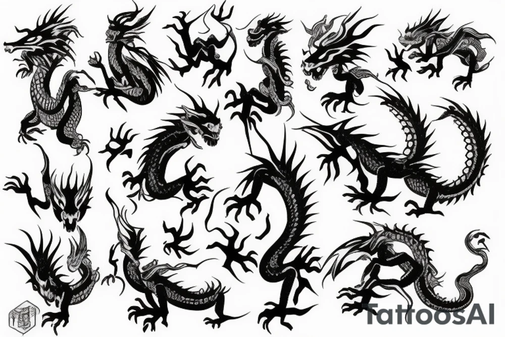 Dragon tattoo idea